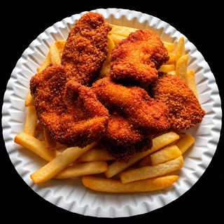Nuggets 8 szt. z frytkami