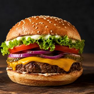 Burger chicken.