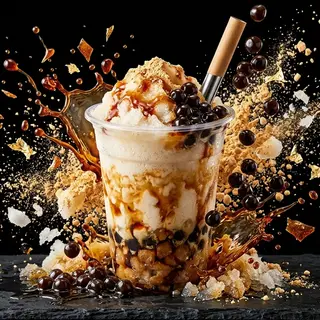 Soya milk Granita