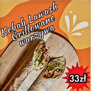 Kebab Lawash Grillowane Warzywa