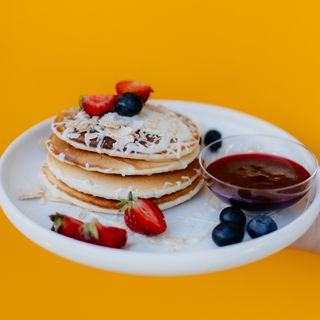 Vanilla Berry Pancakes