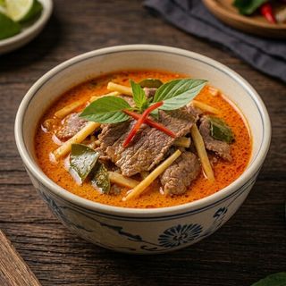 Curry (czerwone) wołowina + Ryz