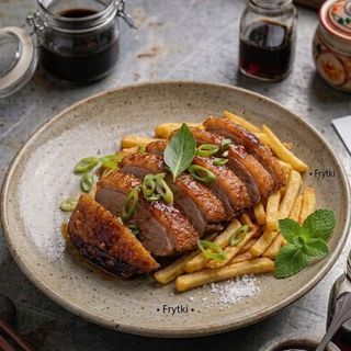 CHRUPIẠCY KACZKA + Frytki
