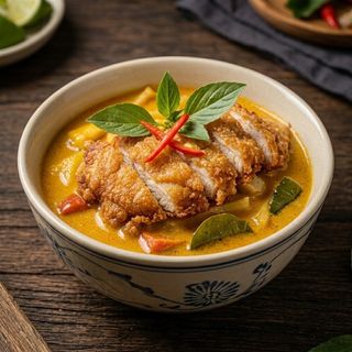 Curry (czerwone) kurczak Chrupiacy + Ryz