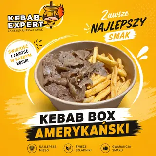 Kebab box amerykańskie