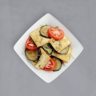 Brinjol And Cheese Salad