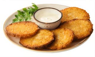 Placki ziemniaczane z kwaśną śmietaną 5szt