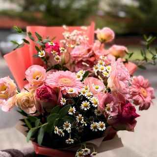 Bukiet Pudrowy Romantyzm L