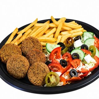 Mega talerz falafel