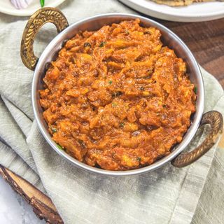 Baigan bharta chicken