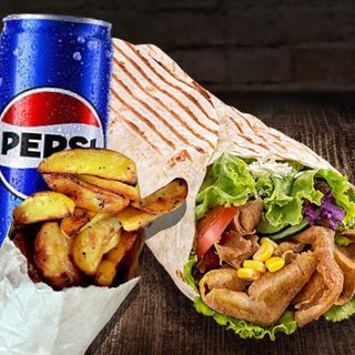 Rollo 30cm + frytki 150g + napój 0,5l
