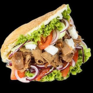 Kebab w bułce duży