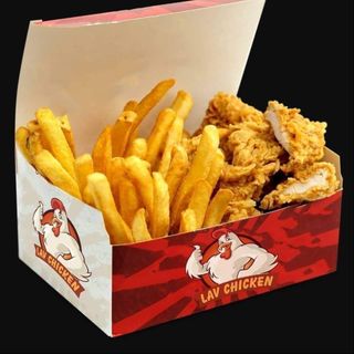 Box strips z frytkami