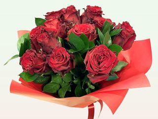 Bukiet 15 róż czerwonych