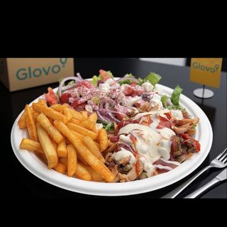 Kebab na talerzu