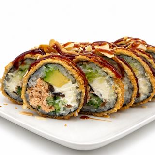 Grill łosoś tempura