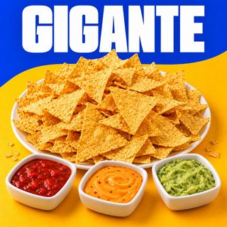 Nachos Gigante + 3 Salsy