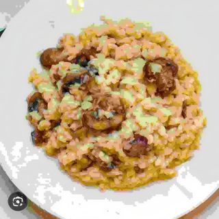Risotto al Ragù e Funghi