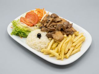 Bitoque com Molho Cogumelos