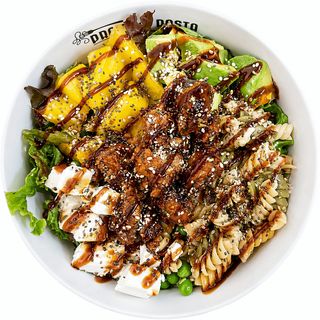 Salada Frango Teriyaki