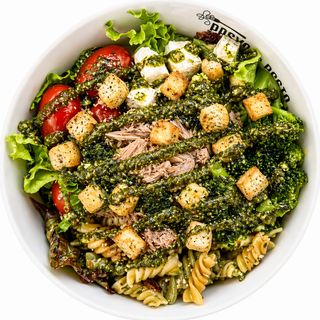 Salada Atum e Pesto
