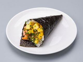 Temaki Salmão e Manga