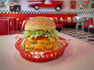 Individual Double Cheese Burger