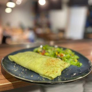 Crepe salgado de frango
