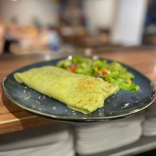 Crepe salgado vegetariano