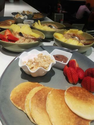 Panquecas com Cobertura de Nutella