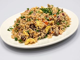 Arroz com Carne Vaca