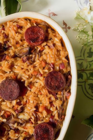 Arroz De Pato Gratinado No Forno 