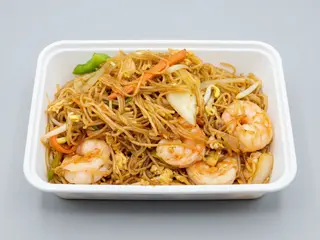 Massa de Arroz com Gambas