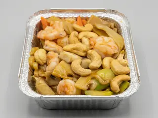 Gambas com Cajú