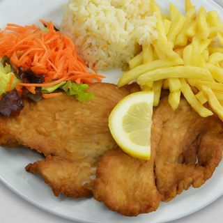 Panados de Frango c/ Batata Frita (1 Pessoa)