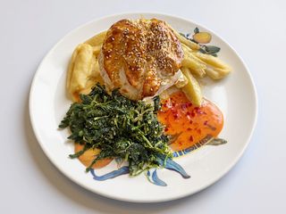 Folhado de Frango com Doce de Manga (1 Pessoa)