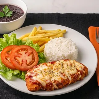 Menu Frango à Parmegiana