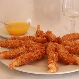 505 Gambas Fritas com Amêndoas