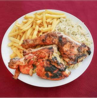 1/2 Frango no Churrasco