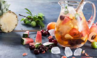 Sangria de frutos vermelhos branca  1 Litro