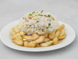 A8 Arroz Chau Chau com Camarão Panado