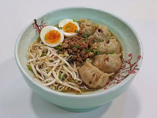 Ramen Gyozas de Porco