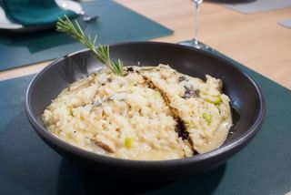 Arroz De Cogumelos E Espinafres