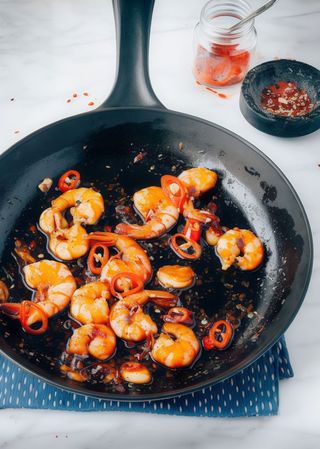 Gambas com Piri-Piri