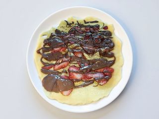 Crepe com Nutella e Fruta