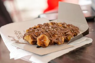 Waffle com Topping