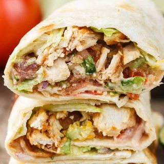 Wrap de delícias do mar