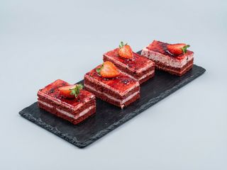 Fatia de Bolo Red Velvet