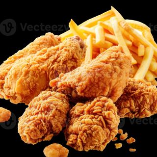 Crispy Wings 12p Fries