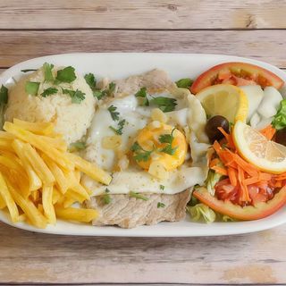 Bitoque de Porco à Casa